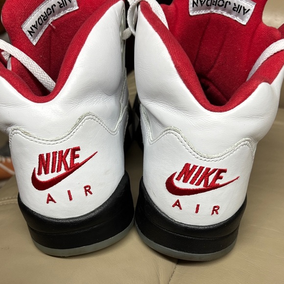 OG Air Jordan five. Fire Red Sneakers - Picture 3 of 5